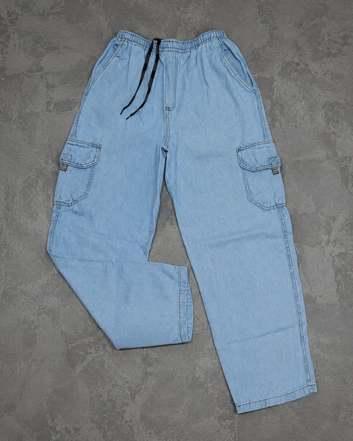 Calça cargo dazzling original PLUS SIZE azul claro