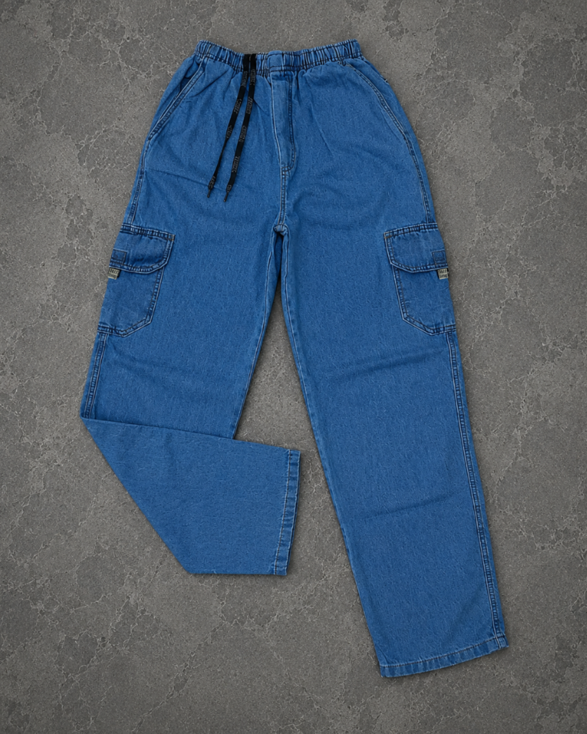 Calça cargo dazzling original PLUS SIZE azul médio