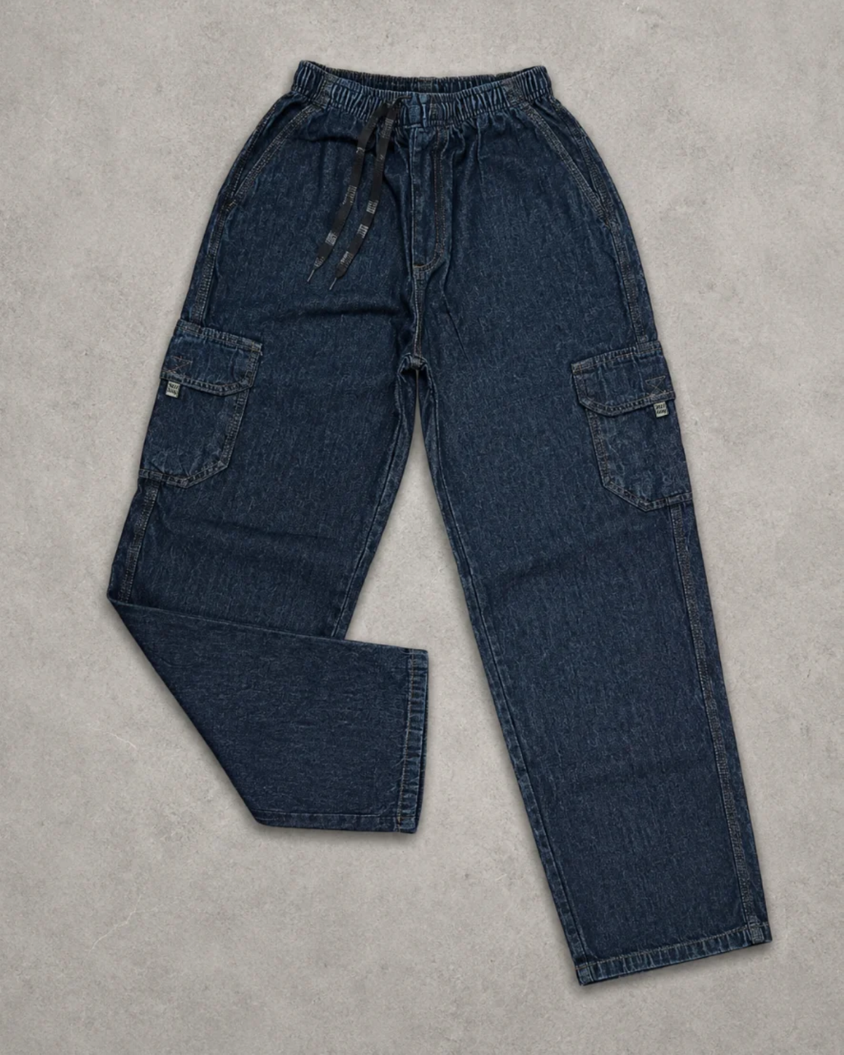 Calça cargo dazzling original PLUS SIZE jeans preto